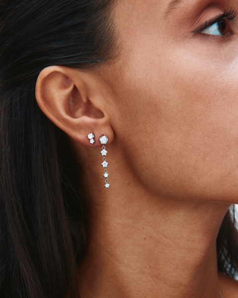 Teeny Earrings Jewellery Silver