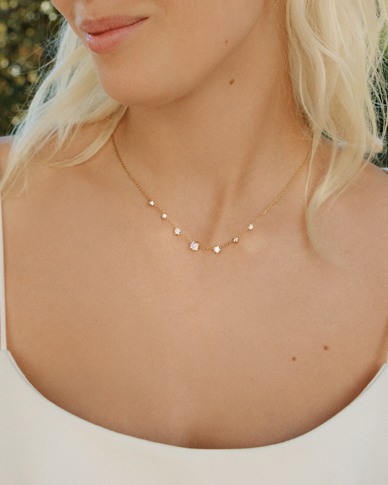 Teeny Necklace Gold necklaces Gold