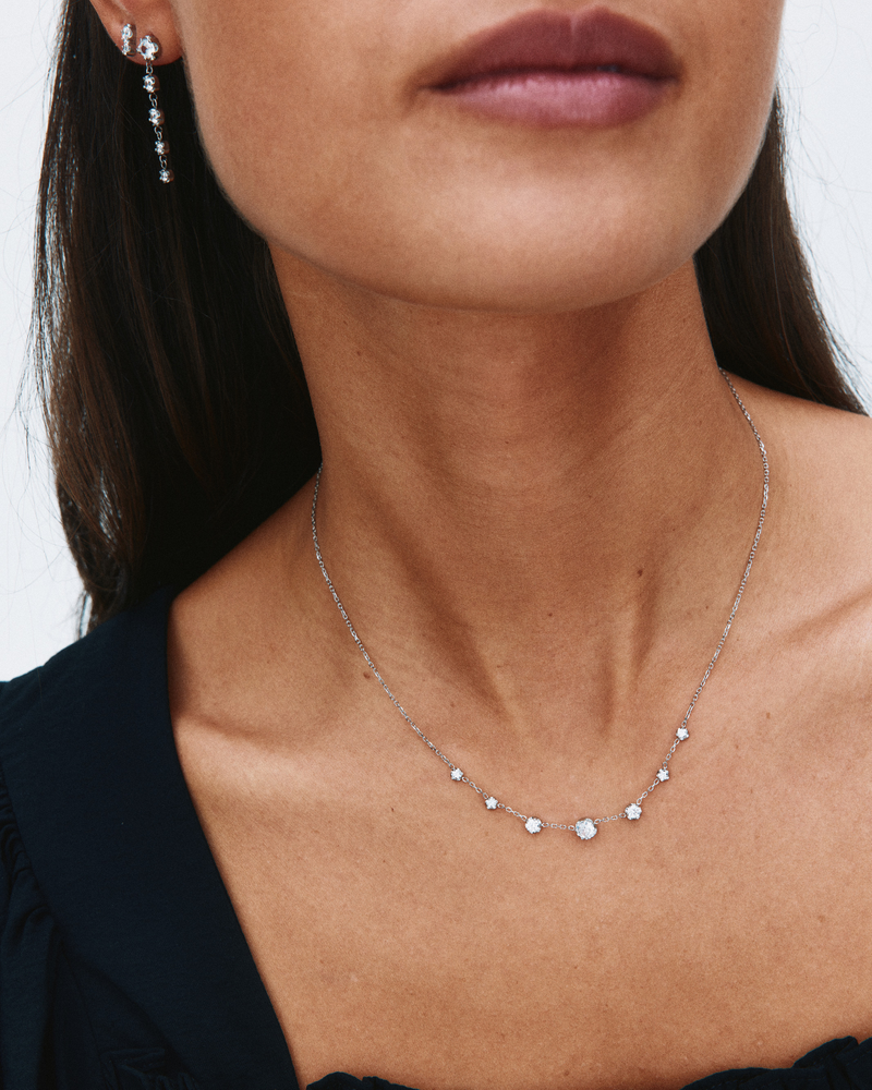 Teeny Necklace Halskæder i sølv Sølv