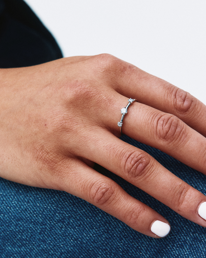 Teeny Ring Ringe i sølv Sølv