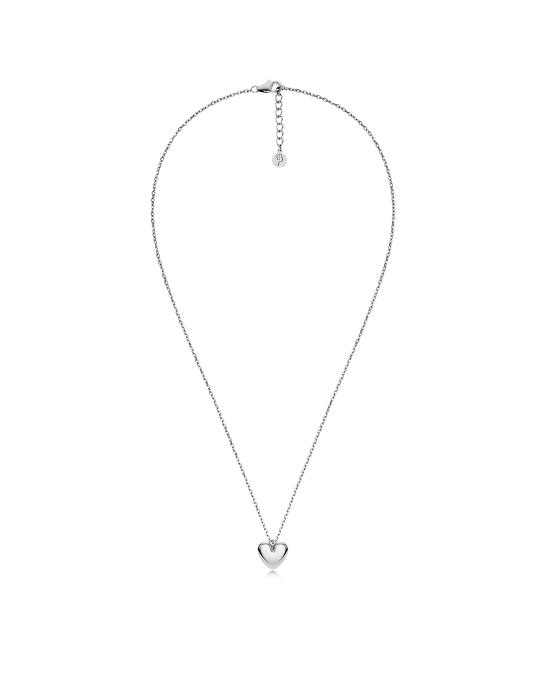 Heart Necklace Kids Hopeiset kaulakorut Hopea