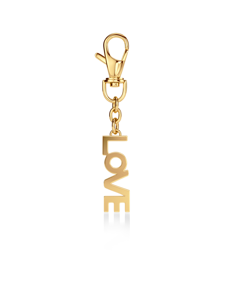 Love Bag Charm Väskberlocker Guld