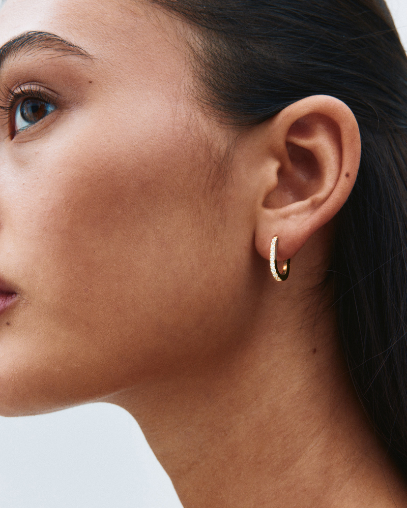 Inez Hoops S Creolen Gold