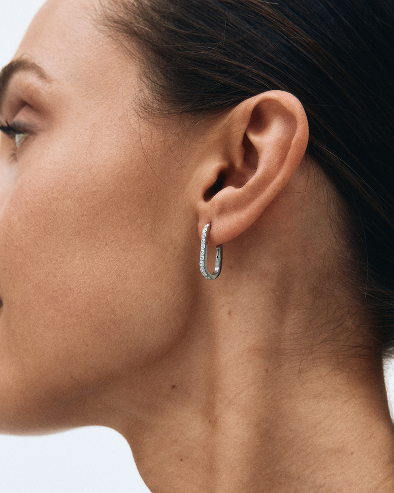 Inez Hoops L Hoops Sølv