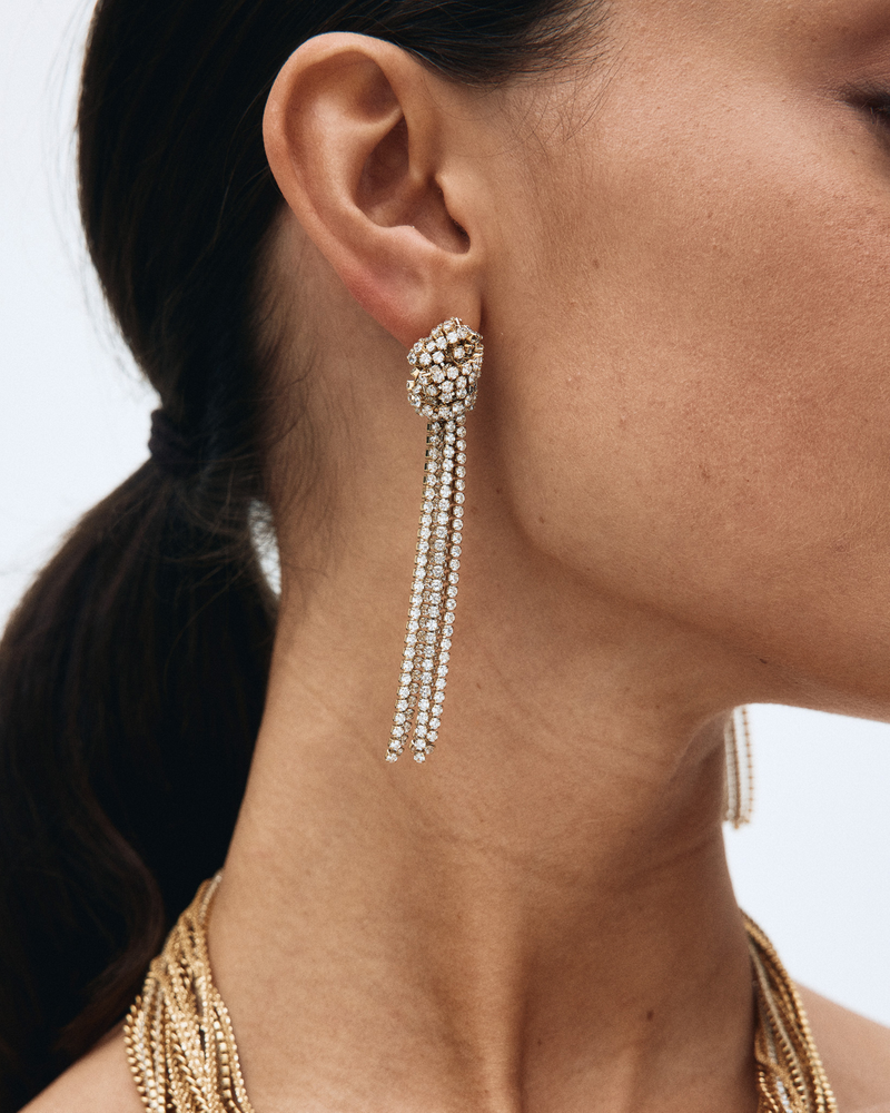 Revel Knot Earrings Gold earrings Gold