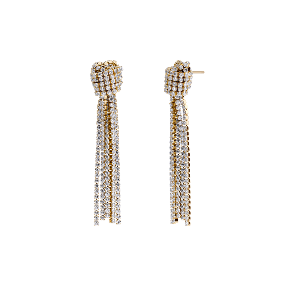 Revel Knot Earrings Gold earrings Gold