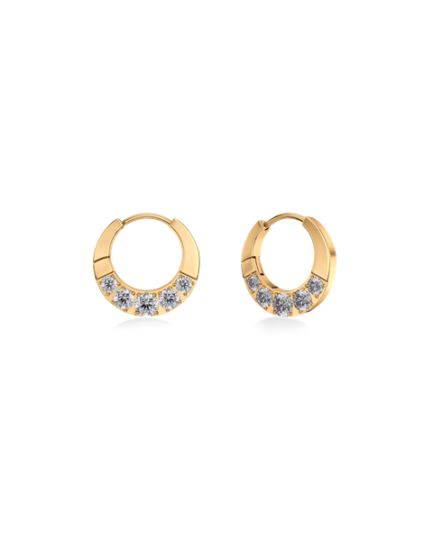 Monarch Hoops S Gold earrings Kulta