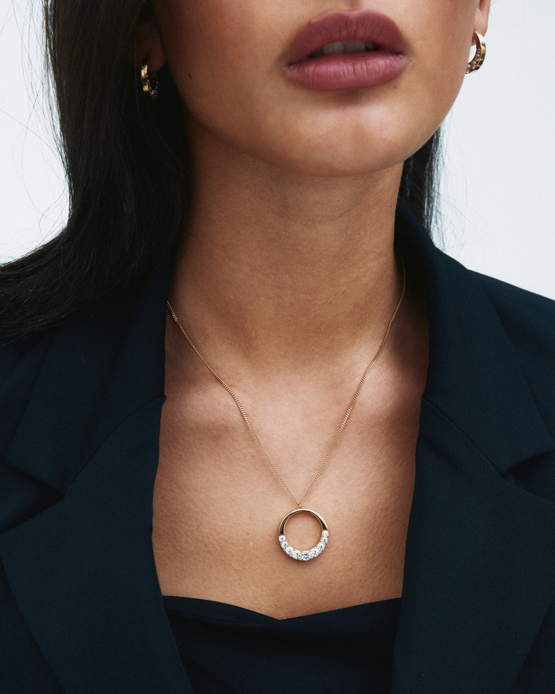 Monarch Necklace L Guldhalsband Guld