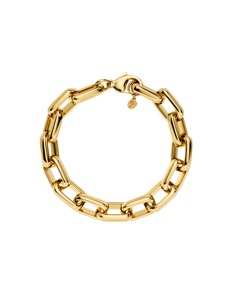 Box Chain Maxi Bracelet Guldarmband Guld