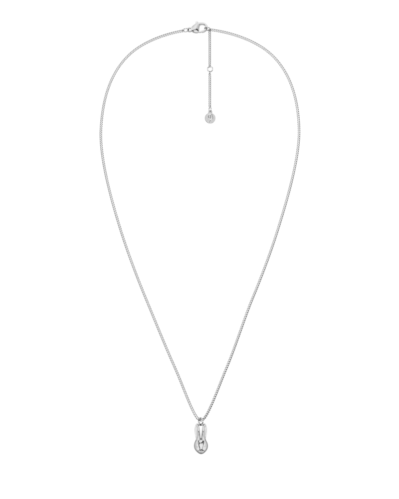 Bunny Necklace Hopeiset kaulakorut Hopea