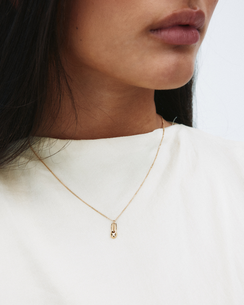 Bunny Necklace Gold necklaces Guld