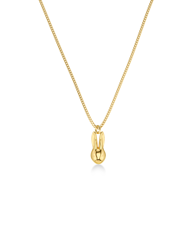 Bunny Necklace Gold necklaces Gold