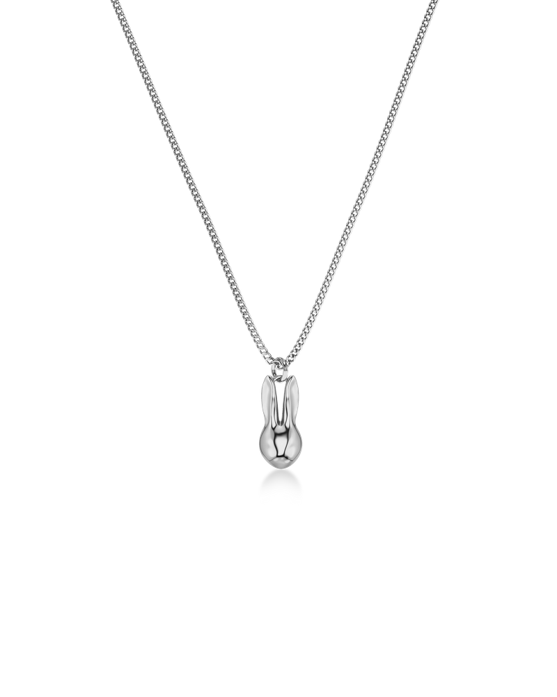 Bunny Necklace Hopeiset kaulakorut Hopea