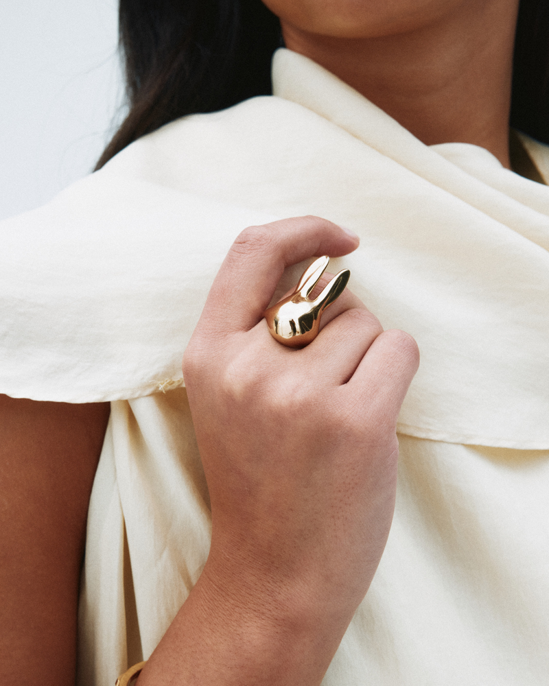 Bunny Ring L Gold rings Gold