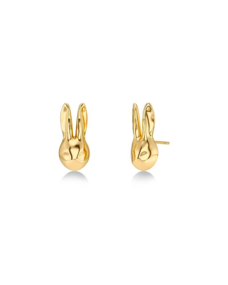 Bunny Studs Stiftörhängen Guld