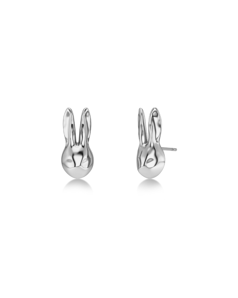 Bunny Studs Studs Silver