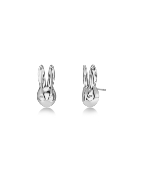 Bunny Studs Jewellery Silver