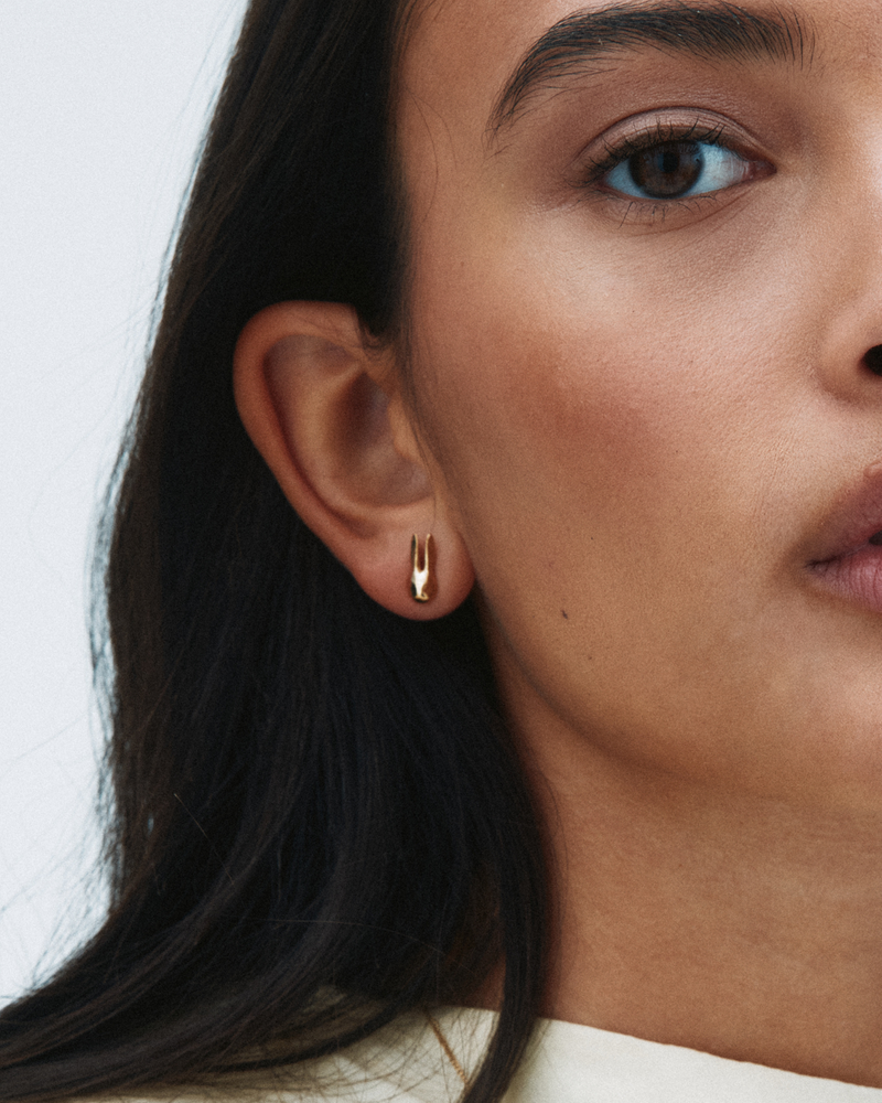 Bunny Studs Stiftörhängen Guld