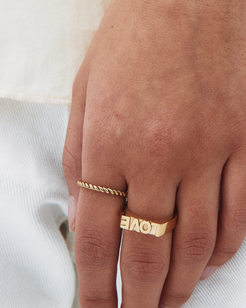 Rope Ring Guldringe Guld