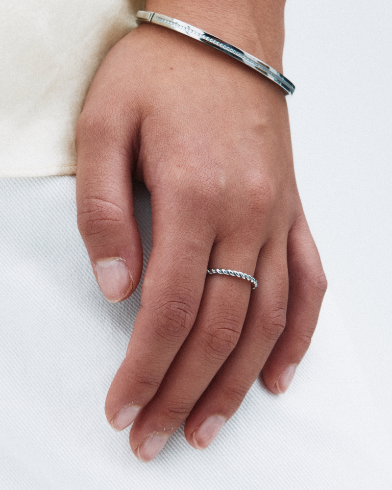Rope Ring Ringe i sølv Sølv