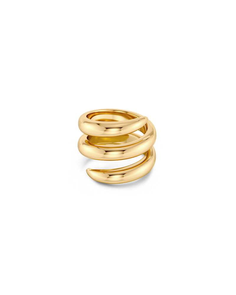 Spire Ring Maxi Gullringer Gull