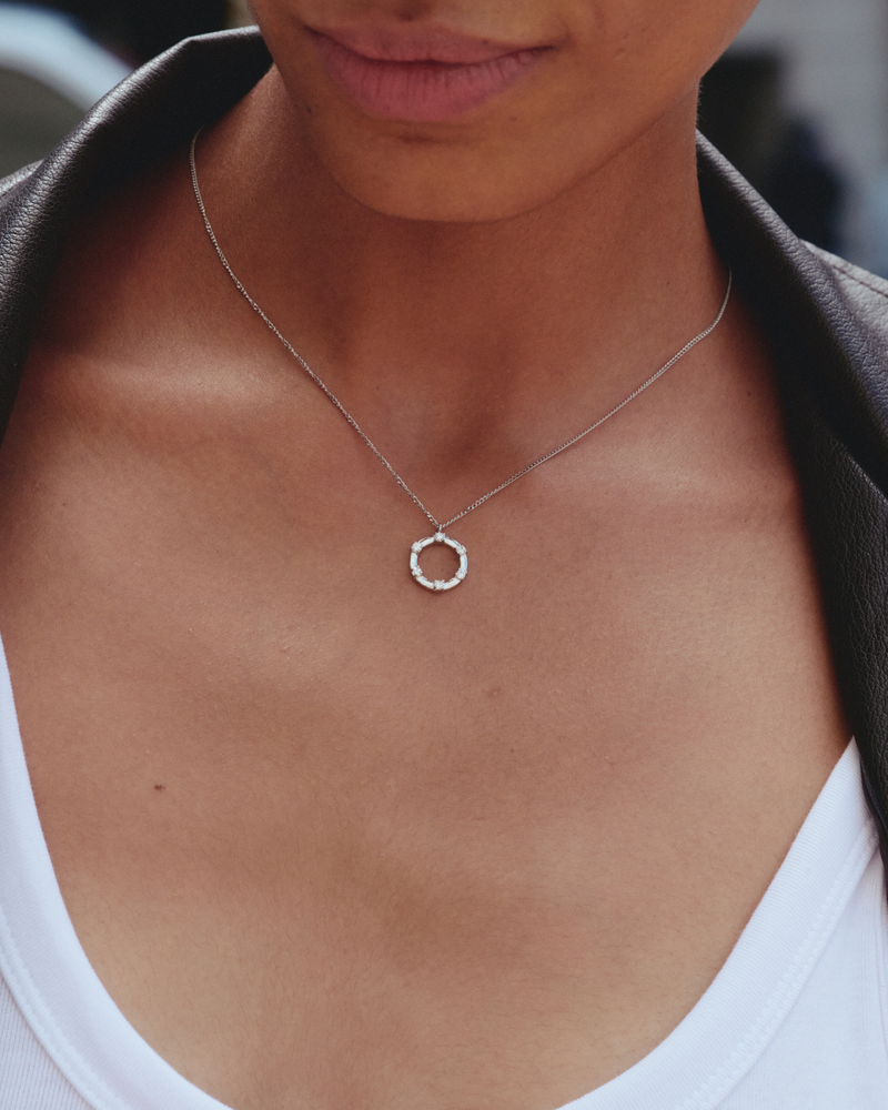 Celeste Necklace S Silberhalsketten Silber