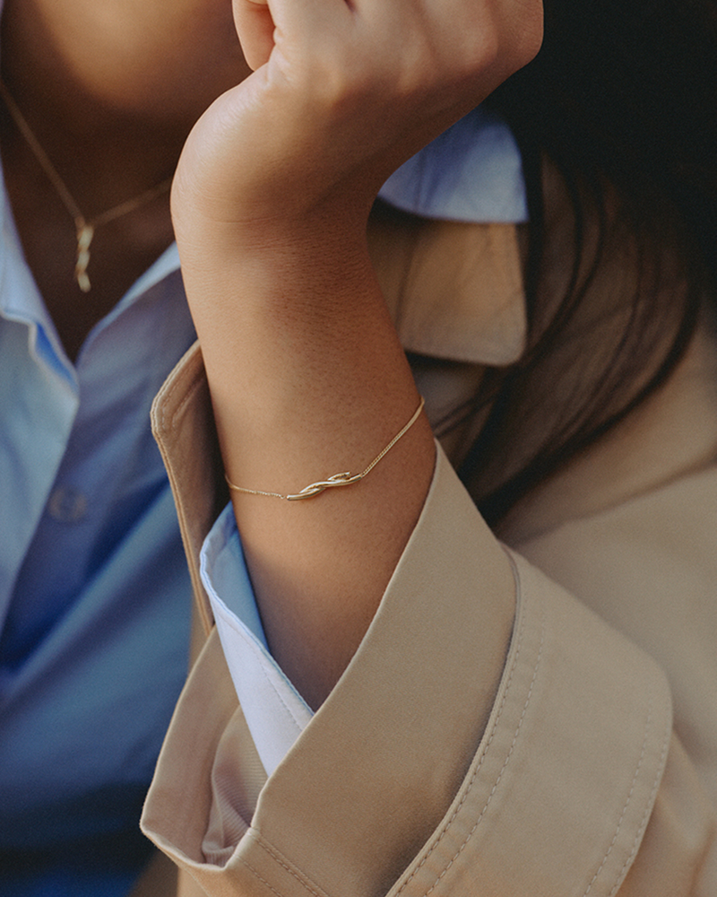 Novel Knot Bracelet Gouden armbanden Goud