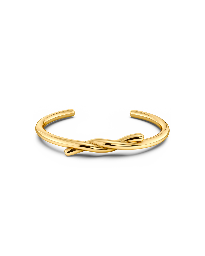 Novel Knot Cuff Goldschmuck Gold
