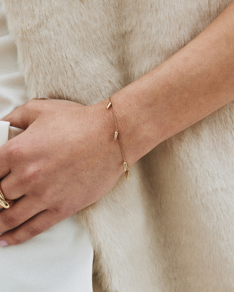 Peak Spike Bracelet Multi Gold bracelets Gold