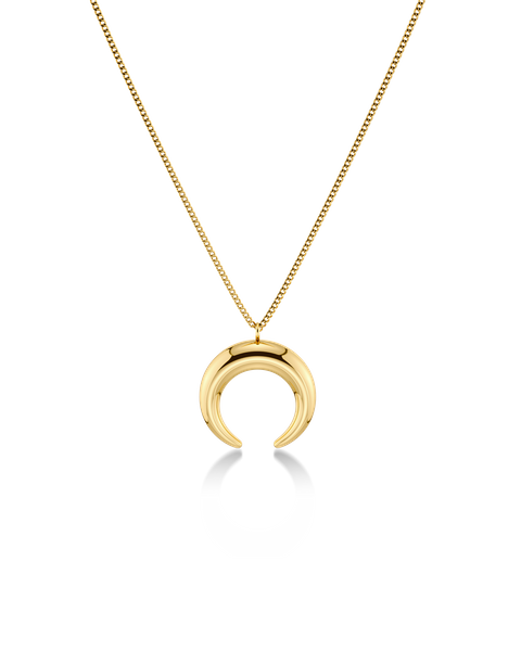 Wishbone Necklace L Gold necklaces Kulta