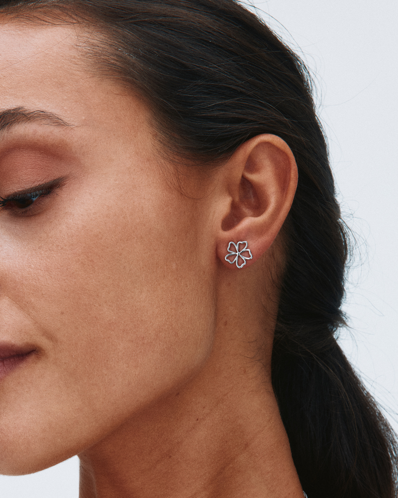 Alba Studs S Nappikorvakorut Hopea
