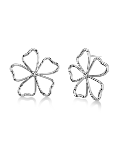 Alba Studs L Jewellery Sølv