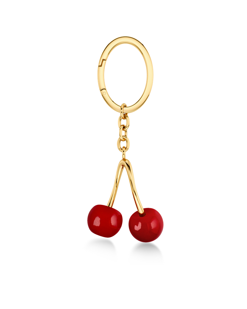 Cherry Bag Charm Laukkukorut Kulta