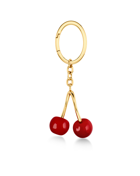 Cherry Bag Charm Jewellery Goud