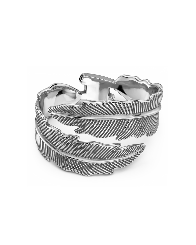 Feather Bangle Bangles Sølv
