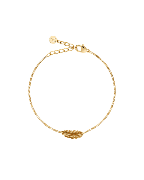 Feather Bracelet Gold bracelets Goud