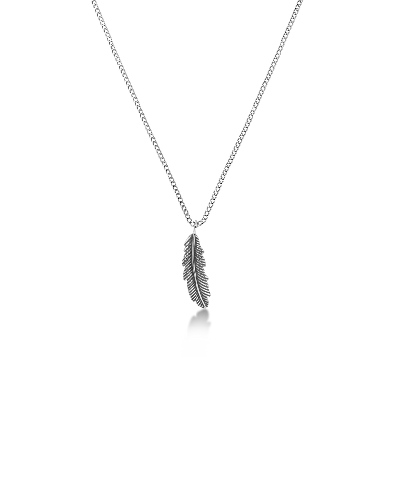 Feather Necklace S Silver necklaces Silver