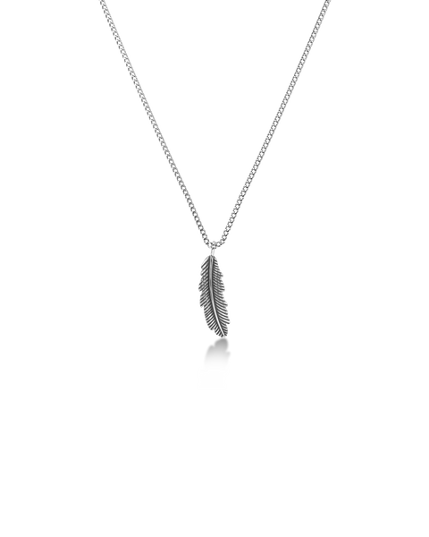 Feather Necklace S Jewellery Silver