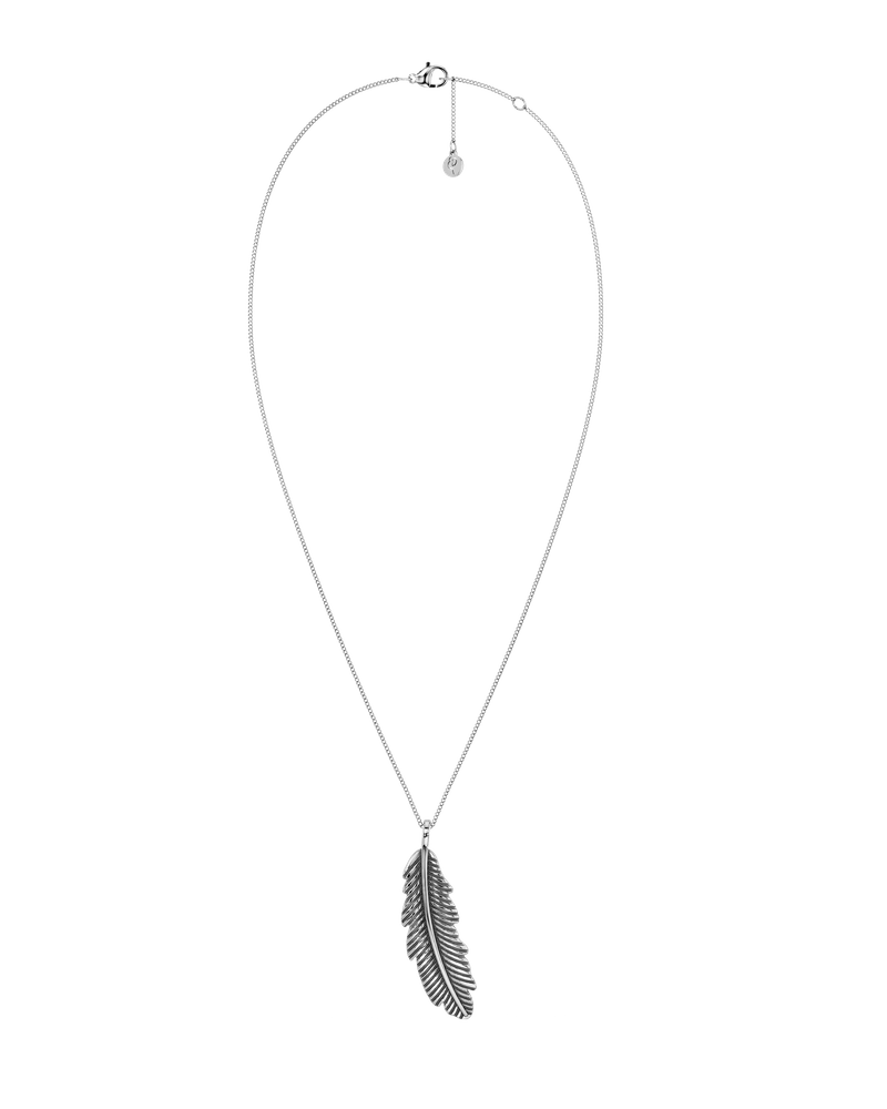 Feather Necklace L Halskæder i sølv Sølv