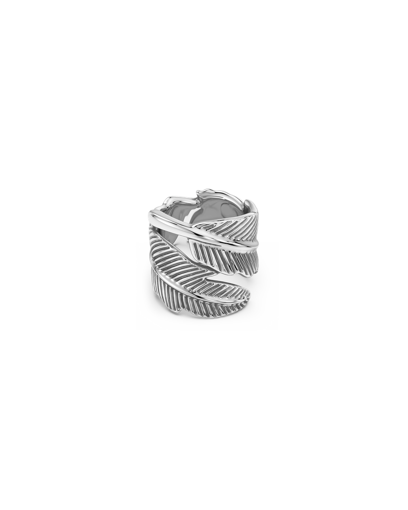 Feather Ring Ringe i sølv Sølv