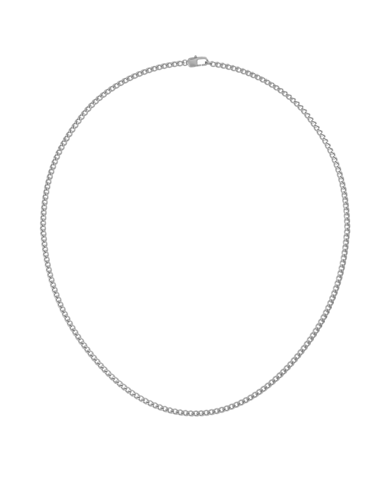 Sam Necklace 45 cm Silverhalsband Silver