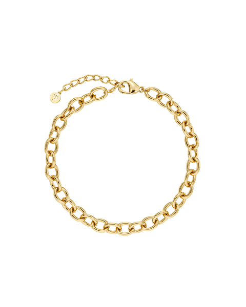 Anchor Chain Connect Bracelet Charms Gold