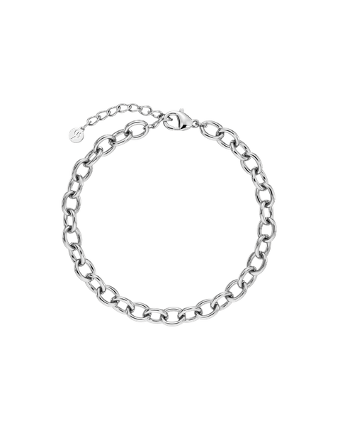 Anchor Chain Connect Bracelet Charms Sølv
