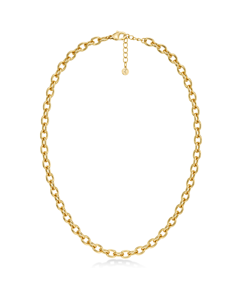 Anchor Chain Connect Necklace Gullhalskjeder Gull