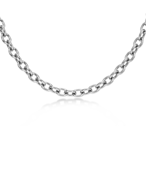 Anchor Chain Connect Necklace Charms Silver