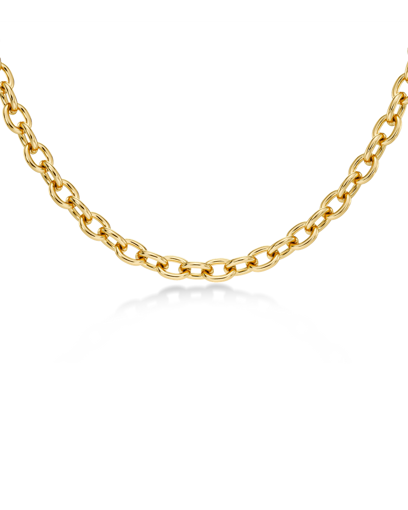 Anchor Chain Connect Necklace Gullhalskjeder Gull