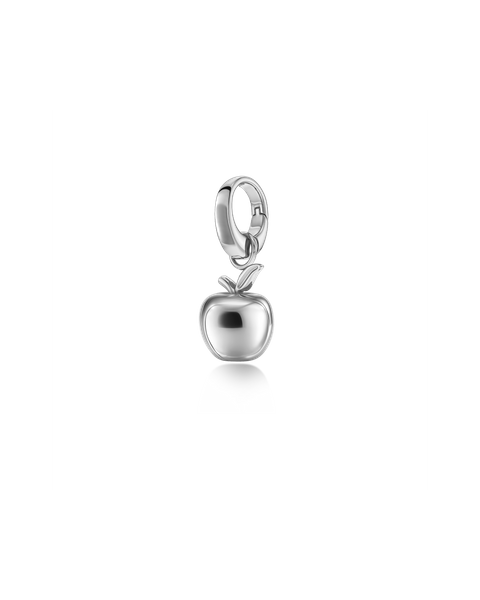 Apple Charm Charms Silber