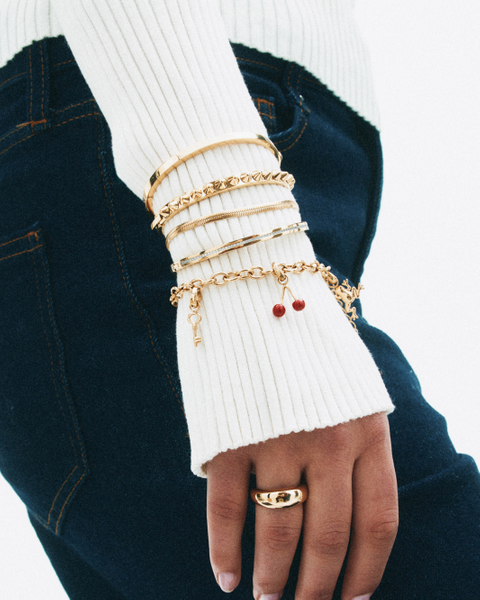 Cherry Charm Charms Guld