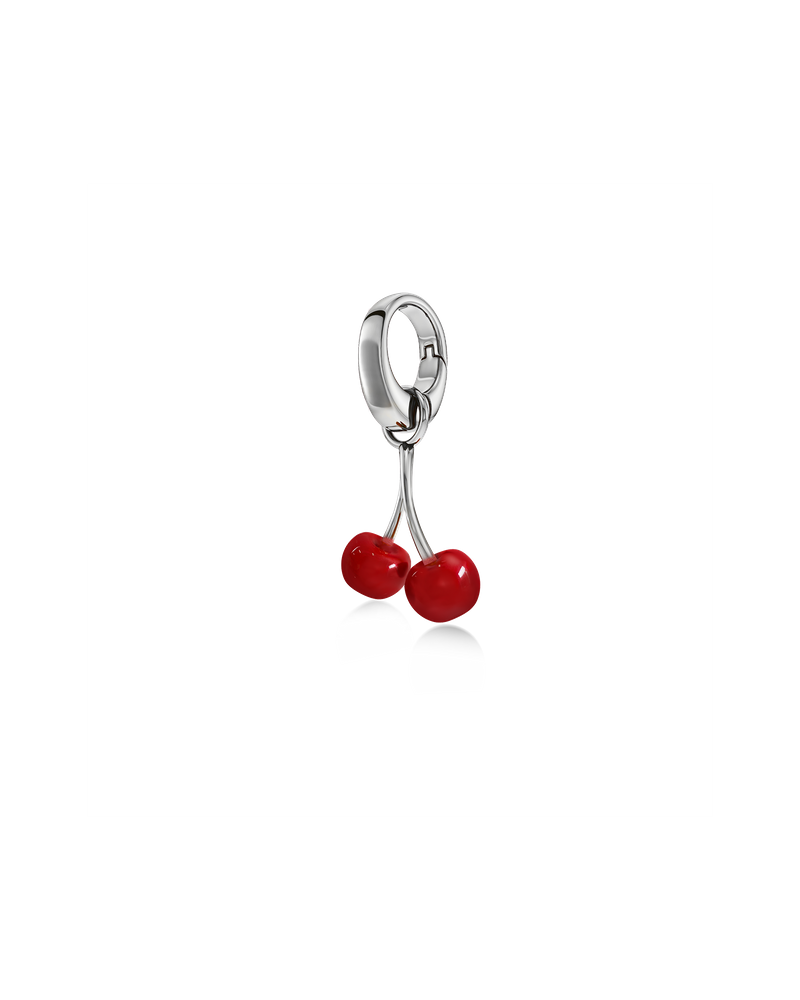 Cherry Charm Charms i sølv Sølv