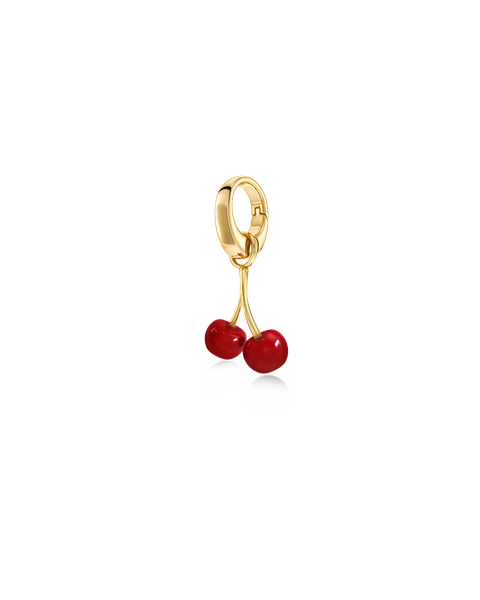 Cherry Charm Charms Gold
